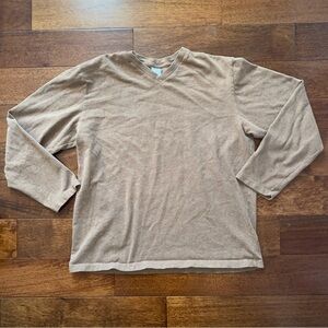 Old Navy Brown V-Neck Long Sleeve Top